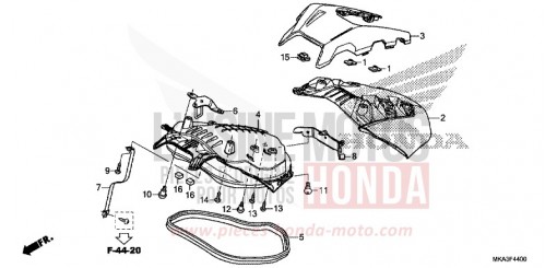 LUGGAGE LID NC750XDJ de 2018